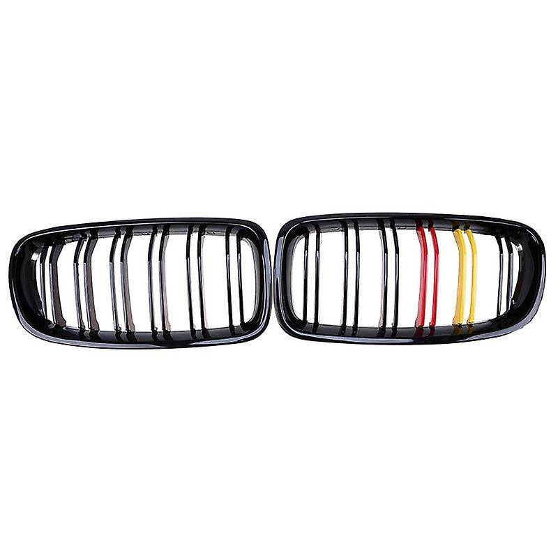Front Of the Car Cooler Sport Front Double Rib Kidney Grille Gloss for 3 Series F30 F31 F35 Sedan 20