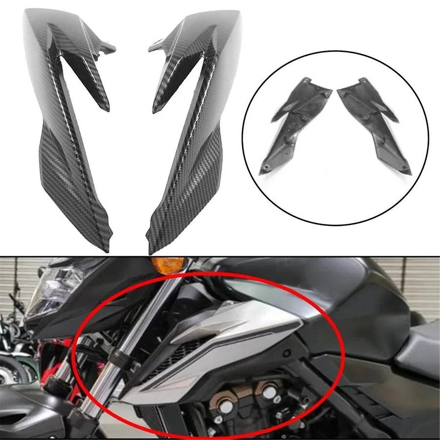 Front Side Tank Exhaust Port Upper Fairing for CB500F 2016-2018 Fairing Trim Frame Cover Motorcycle