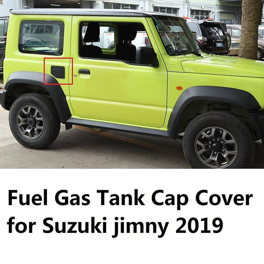 Fuel Tank Cover for Jimny 2019 2020 Oil Cap Covers Guard Decorative Sticker Trim, Black