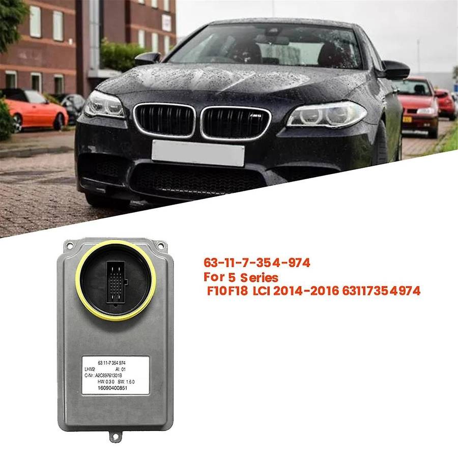 Full LED Modul Driver Headlight Bulb Control Unit 63-11-7-354-974 for 5 Series F10/F18 2014-2016 631