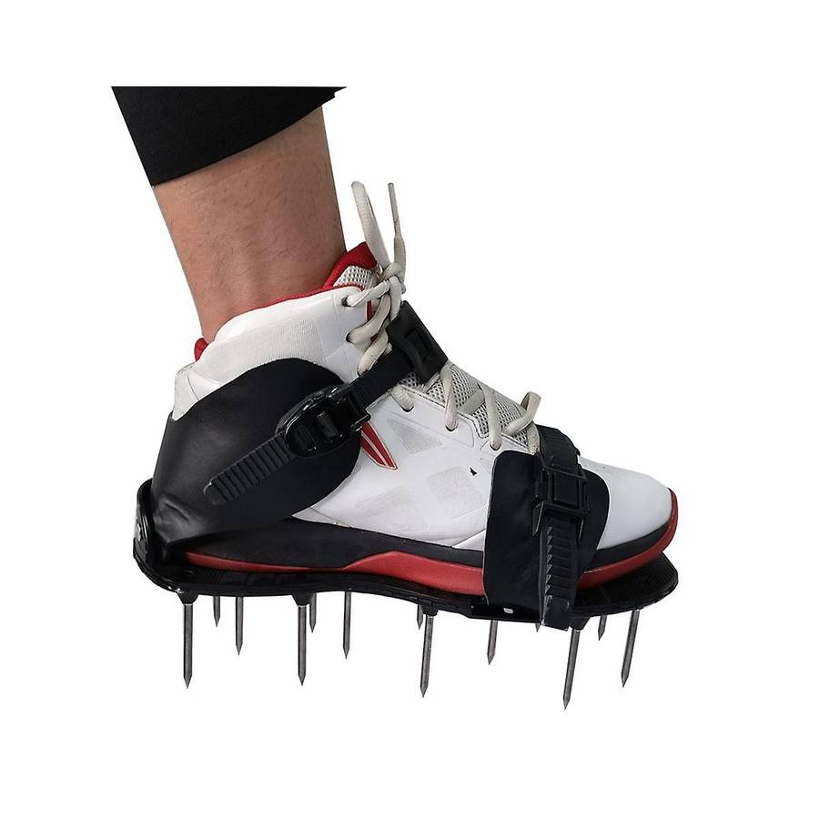 Garden Lawn Spikes Aeration Shoes Lawn Aerators Metal Lawn Aerators for Aerating Lawns Effectively