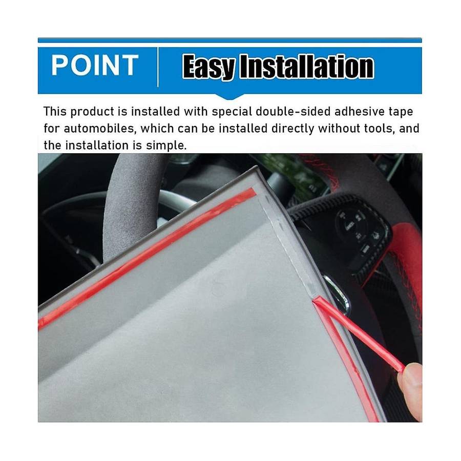 Gear Shift Knob Console Panel Trims Cover Cup Holder Sticker Accessories for 2020-2022, Abs Carbon