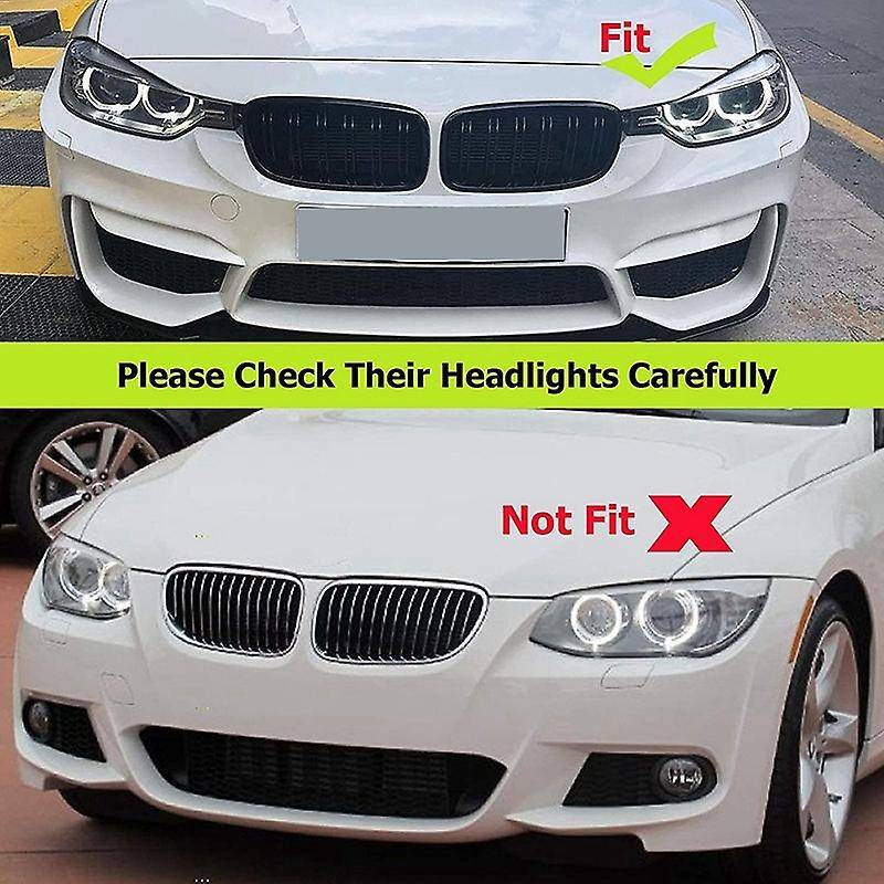 Gloss Black Car Front Kidney Grille Grill Compatible-BMW 3 Series F30 F31