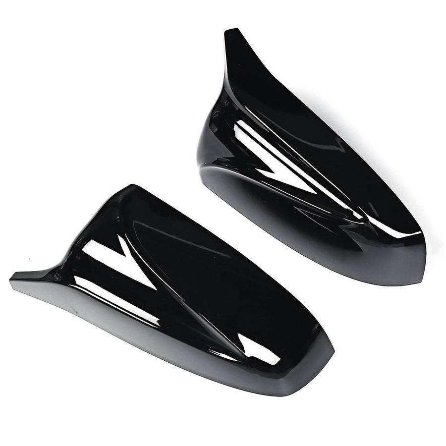 Glossy Black Rearview Side Mirror Cover for - X5 E70 X6 E71 2008-2013 Side Door Rearview Cover Caps