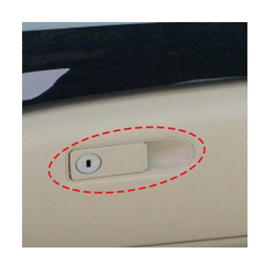 Glove Toolbox Lid Switch Grip Lock Hole for CLS300 Toolbox Lock Switch for W218(Black)