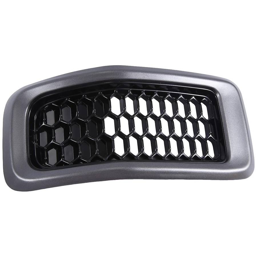 Gray Car Front Insert Mesh Grille Decoration Cover Front Radiator Inlet Grill Trim Cover for 2014-20