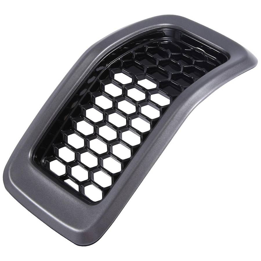 Gray Car Front Insert Mesh Grille Decoration Cover Front Radiator Inlet Grill Trim Cover for 2014-20