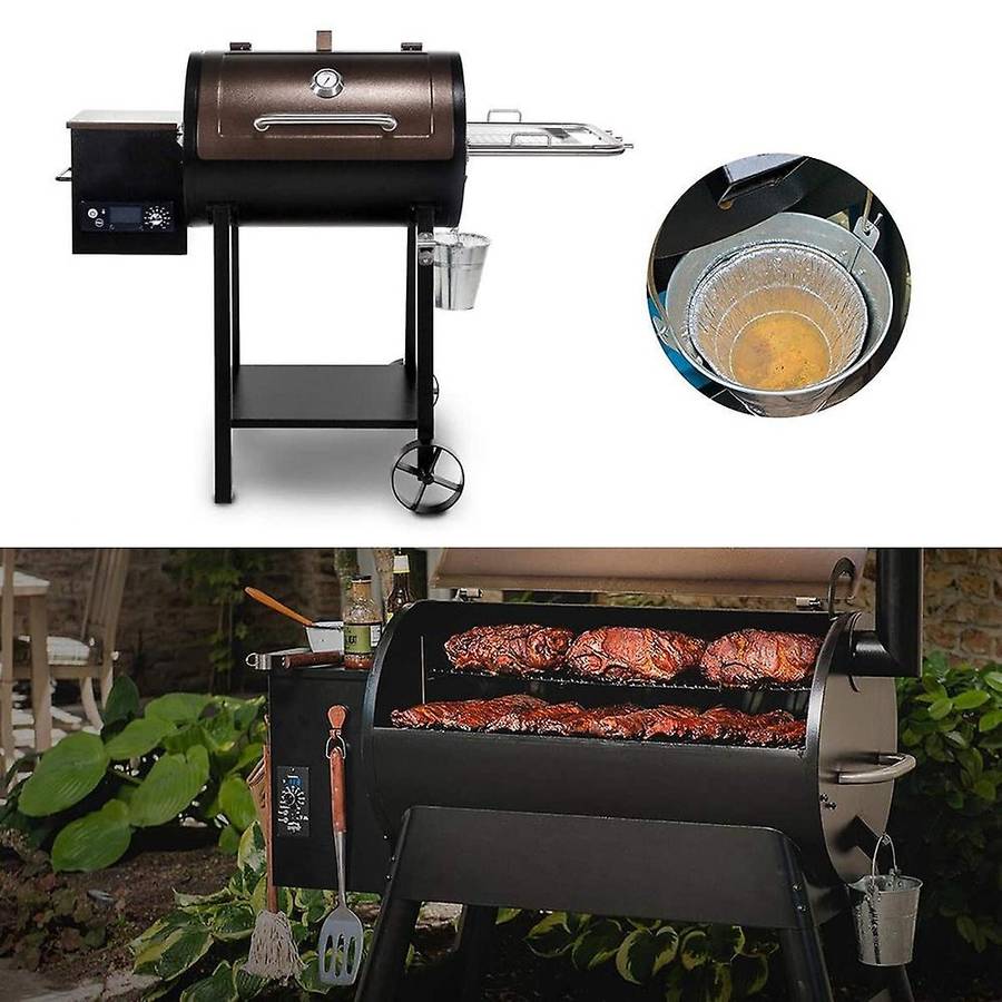 Grease Bucket Liners Compatible Traeger Wood Fired Pellet BBQ Grill 6 Pack