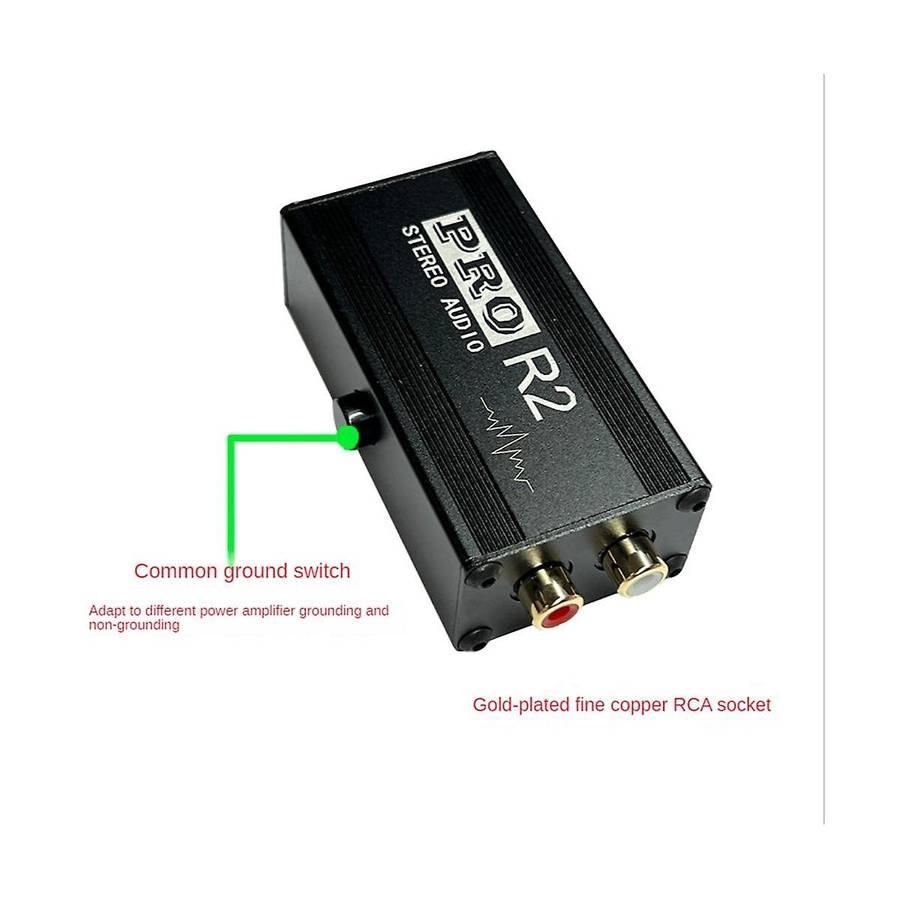 Ground Loop Audio Isolator Audio Noise Filter Rca Noise Suppressor Isolator Audio Signal Noise Redu