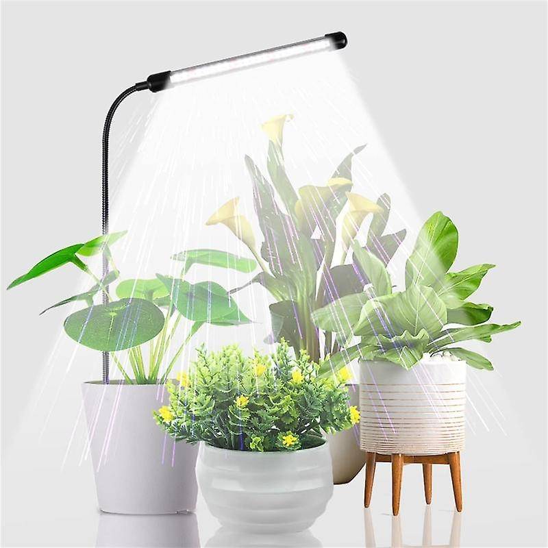 Grow Light for Indoor Plants Growing, 6000k Full Spectrum Gooseneck Plant Lamp for Seedings Succulen