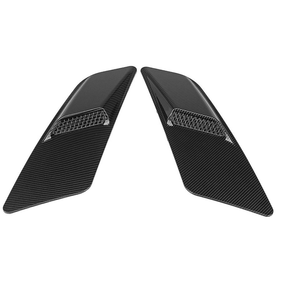 GT Style Car Front Hood Air Intake Trim Scoop Vent Guards Heat Hoods Cover Trim Panel for 2015 2016