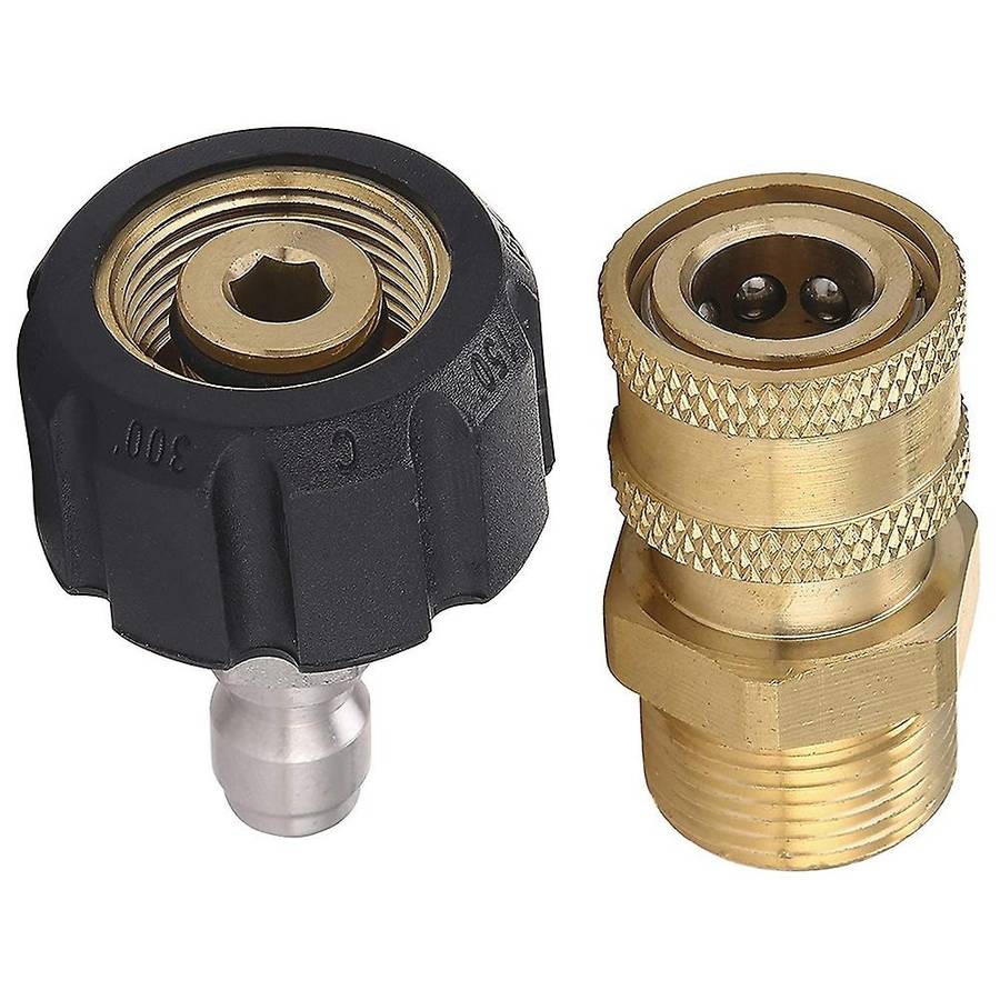 Gutter Cleaner Attachment for Pressure Washer, with 2 Rotary Turbo Nozzle,Pressure Washer Adapter Se