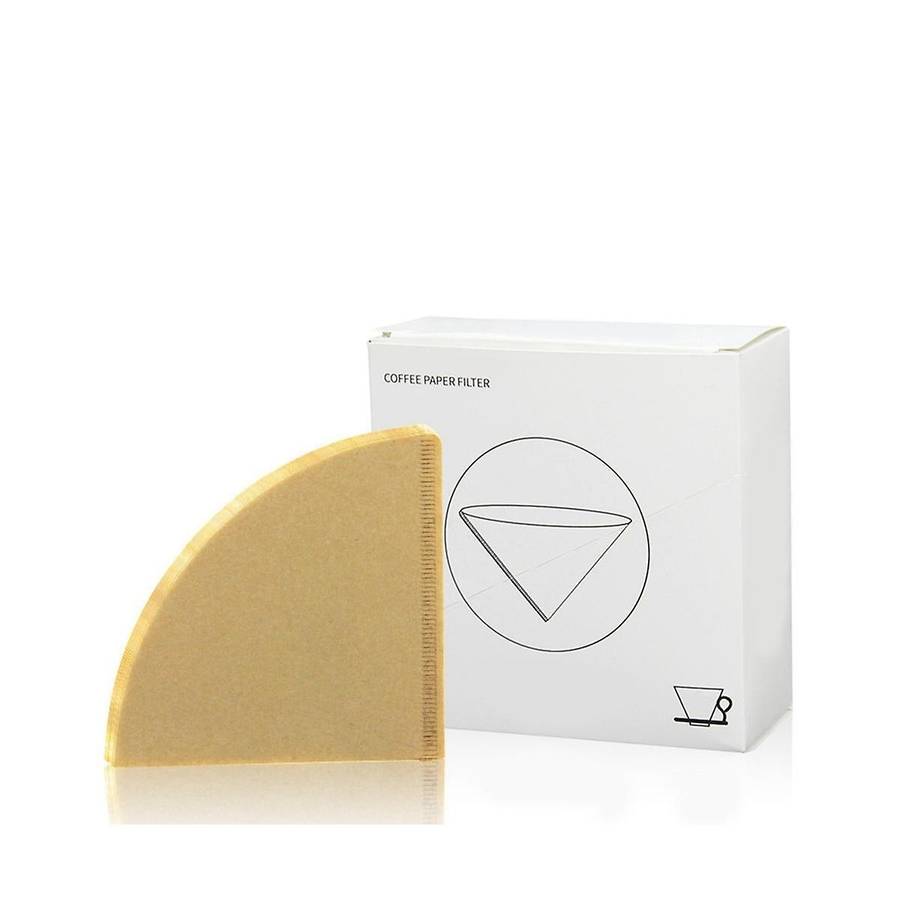 Hand-brewed Coffee Filter Paper Thickened Cone-shaped Coffee Filter Paper Drip Tea Filter Cup 50