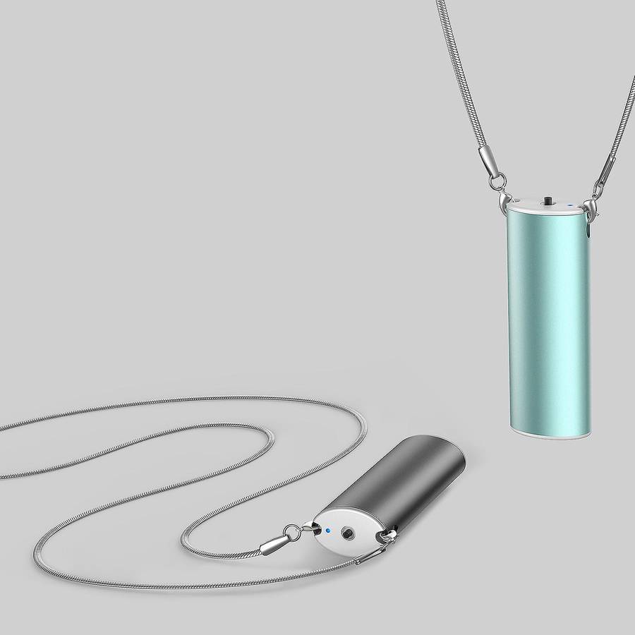 Hanging Neck Air Purifier, Stylish Personal Wearable Air Purifier Mini Portable Negative Ion Air Pur