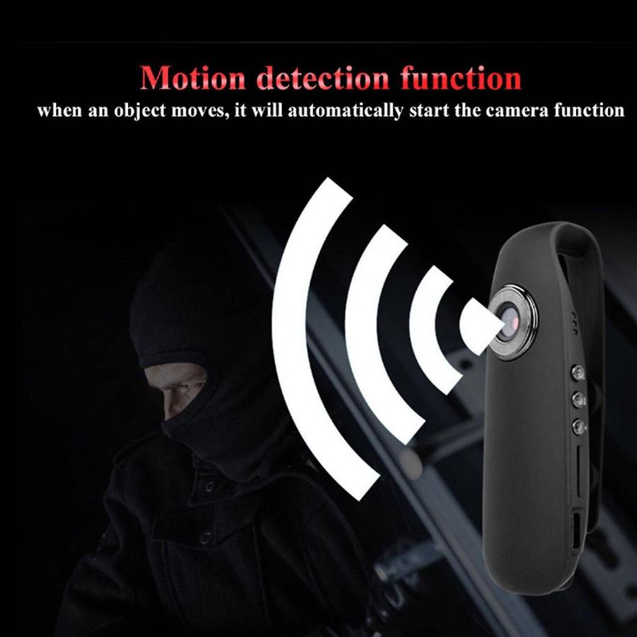 HD 1080P 130-Degree Mini Portable Camcorder Dash Cam Police Body Motorcycle Motion Camera DVR Drivin
