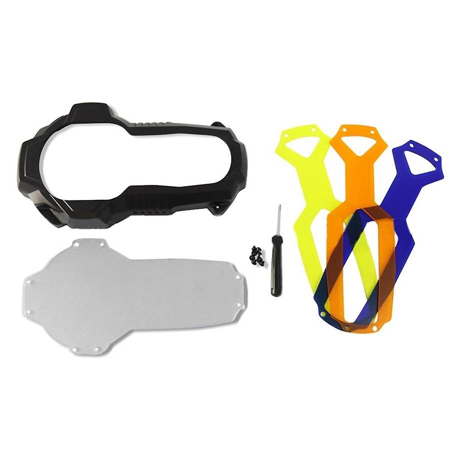 Headlight Protector with 3 Fluorescent Covers for R1200GS LC R1250GS R 1250GS ADV Adventure Plating