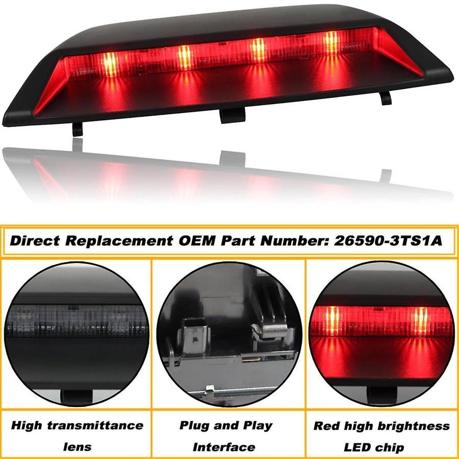 High Mount Stop Light LED Third Brake Light Assemblies for Sedan S SV SL 2013-2018 26590-3TS1A