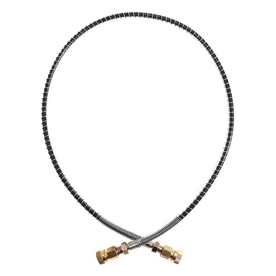 High Pressure Hose with Spring Wrapped 100cm Long Pcp Pneumatics Air Refilling Pump Nylon Black Hose