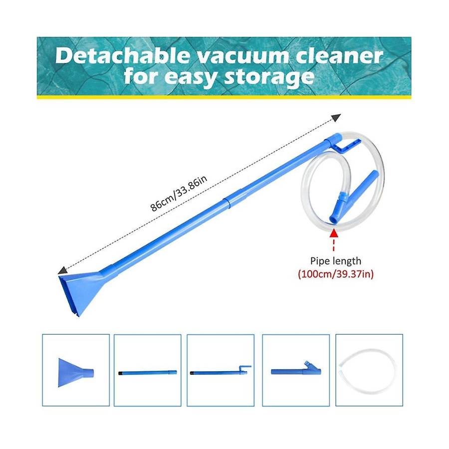 Hot Tub Vacuum Spa Cleaner - Manual, Cordless Spa Cleaner with Constant Suction to Remove Dirt, Gras