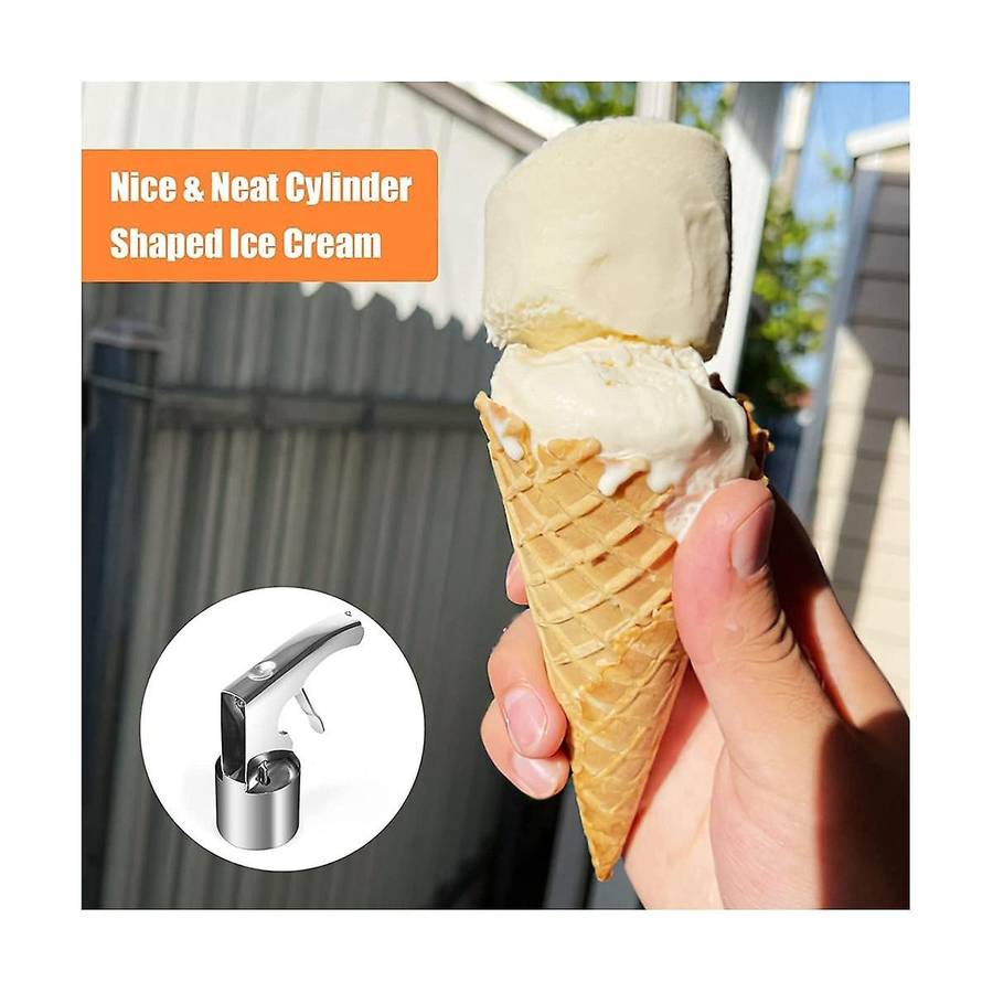 Ice Cream Scoop Ice Cream Scoop with Trigger Release Ice Cream Accessories Big Volume Scoop Cylindr