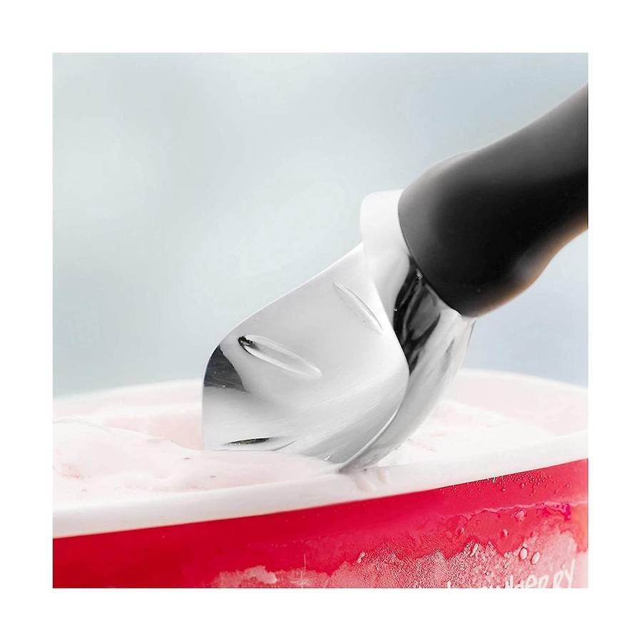 Ice Cream Scoop with Soft Grip Handle, Professional Heavy Duty Sturdy , Premium Kitchen Tool for Co
