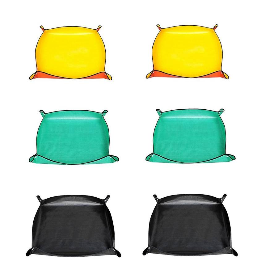 Indoor Plant Transplant Potting Soil Mess Control Waterproof Portable Succulent Repotting Tray Garde