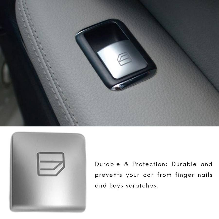 Inner Door Armrest Window Switch Button Trim Cover Sticker for ML GL C E G Class W204 W212 W246 W166