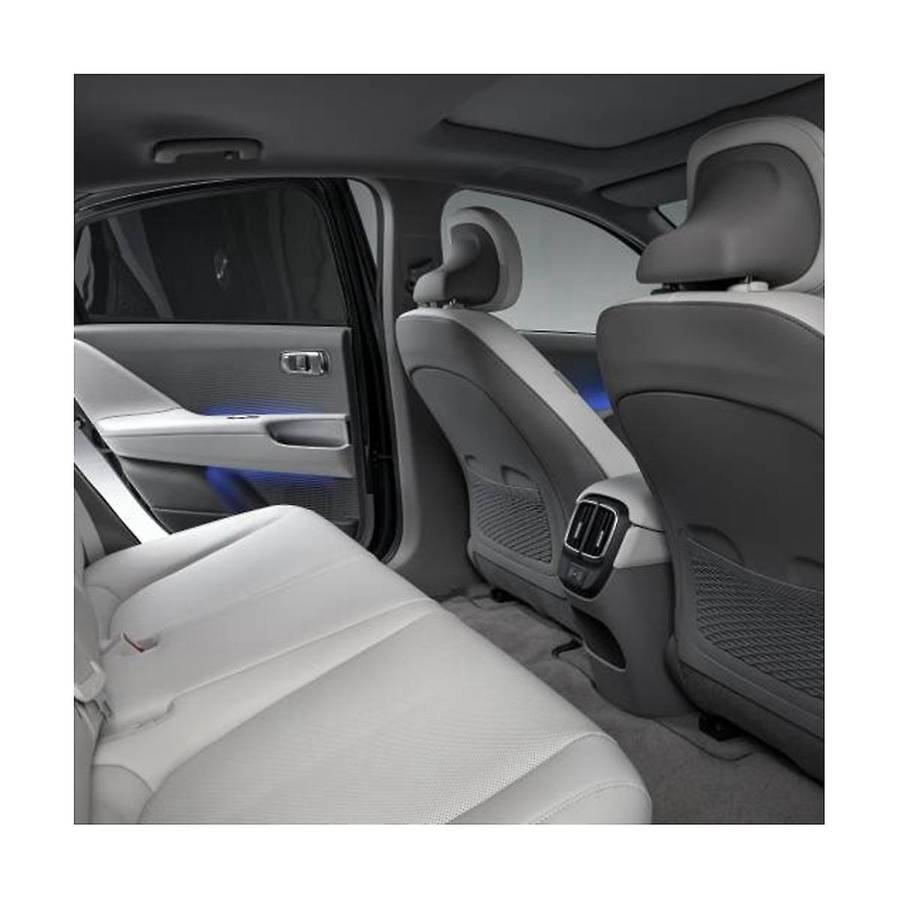 Interior Carbon Fiber Style Rear A/c Vent Frame Air Outlet Cover Trim for Ioniq 6 2022 2023+
