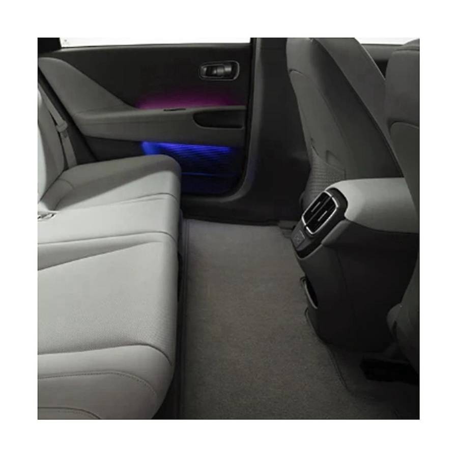 Interior Carbon Fiber Style Rear A/c Vent Frame Air Outlet Cover Trim for Ioniq 6 2022 2023+