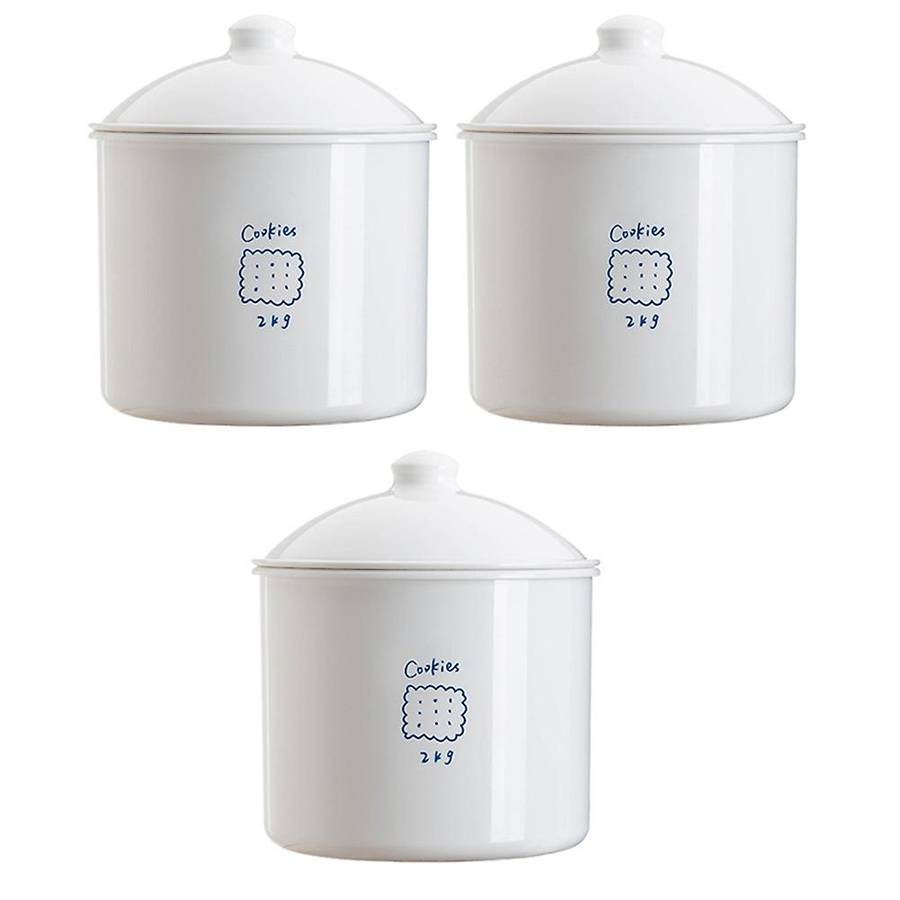 Kitchen Food Jar with Lid Sealed Snack Cookie Biscuit Candy Jar Storage Container 2.8L Tea Coffee Be