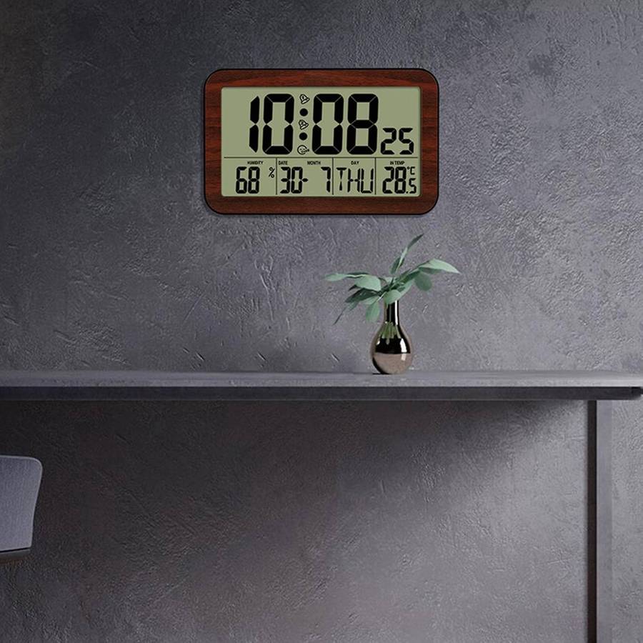 Large Screen Digital Wall Clock Home Electronic Wall Clock Student Electronic Alarm Clock Digital D