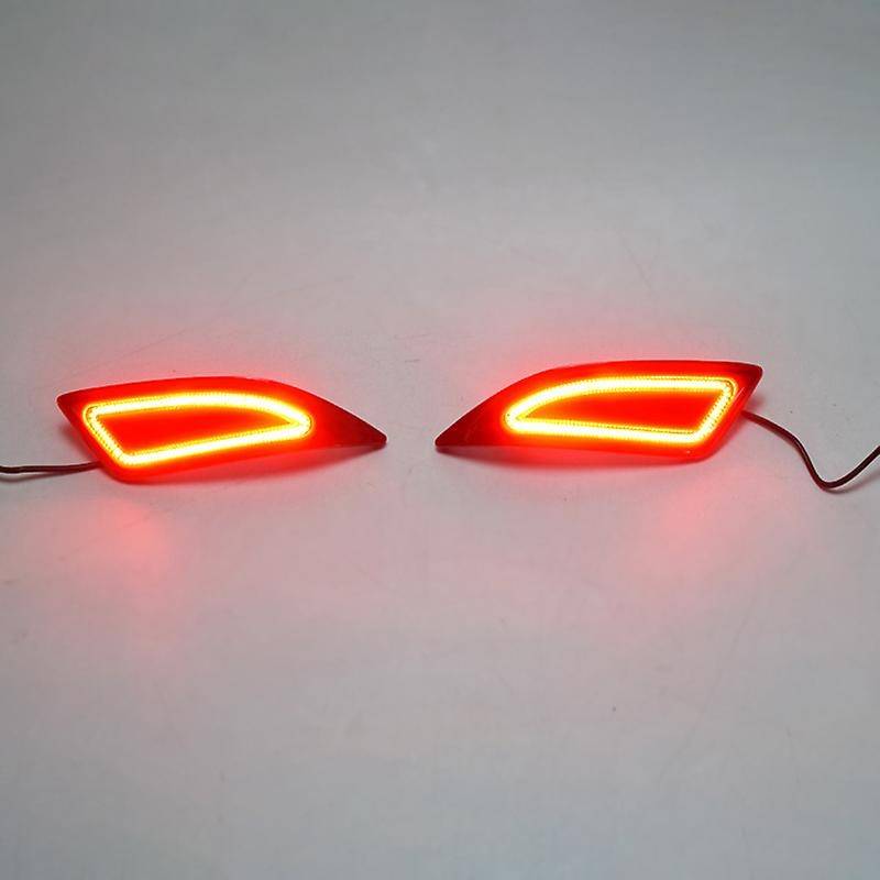 LED Car DRL Rear Bumper Tail Light Turning Signal Lamp Brake Lights Warning Lamps for 2015 2016