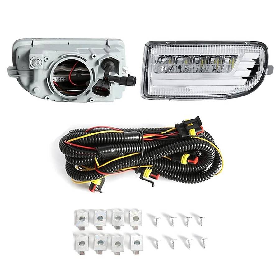 Led Fog Lights for Land Cruiser 100 Lc100 Uzj100 Fzj10 1998-2008 Drl Turn Signal Daytime Driving Lam