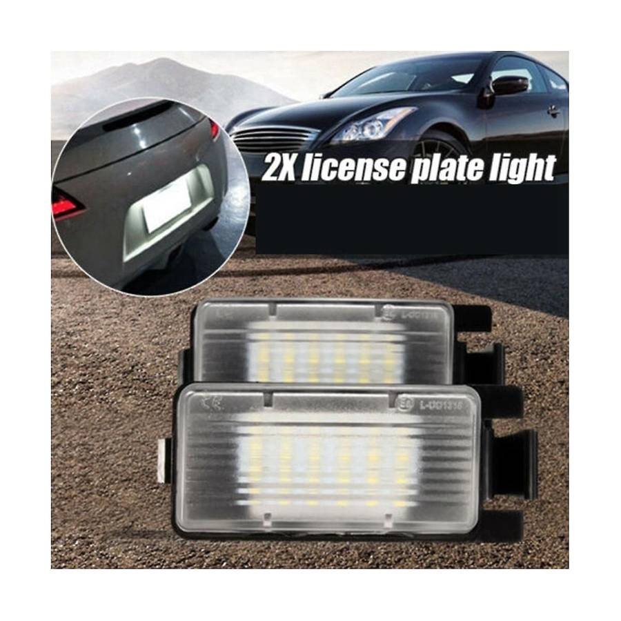 LED License Plate Light License Plate Light License Plate Light Assembly Car for 350Z 370Z G35 G37