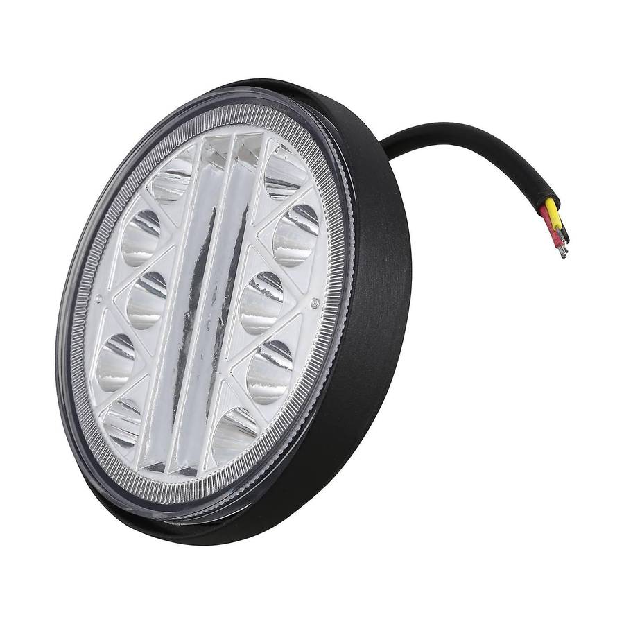 Led Light Bar,Waterproof 4 inch 102W 6000K Round Floodlight and Spotlight Pod Off Road Fog Driving R