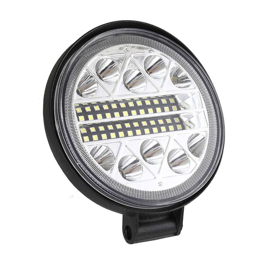 Led Light Bar,Waterproof 4 inch 102W 6000K Round Floodlight and Spotlight Pod Off Road Fog Driving R