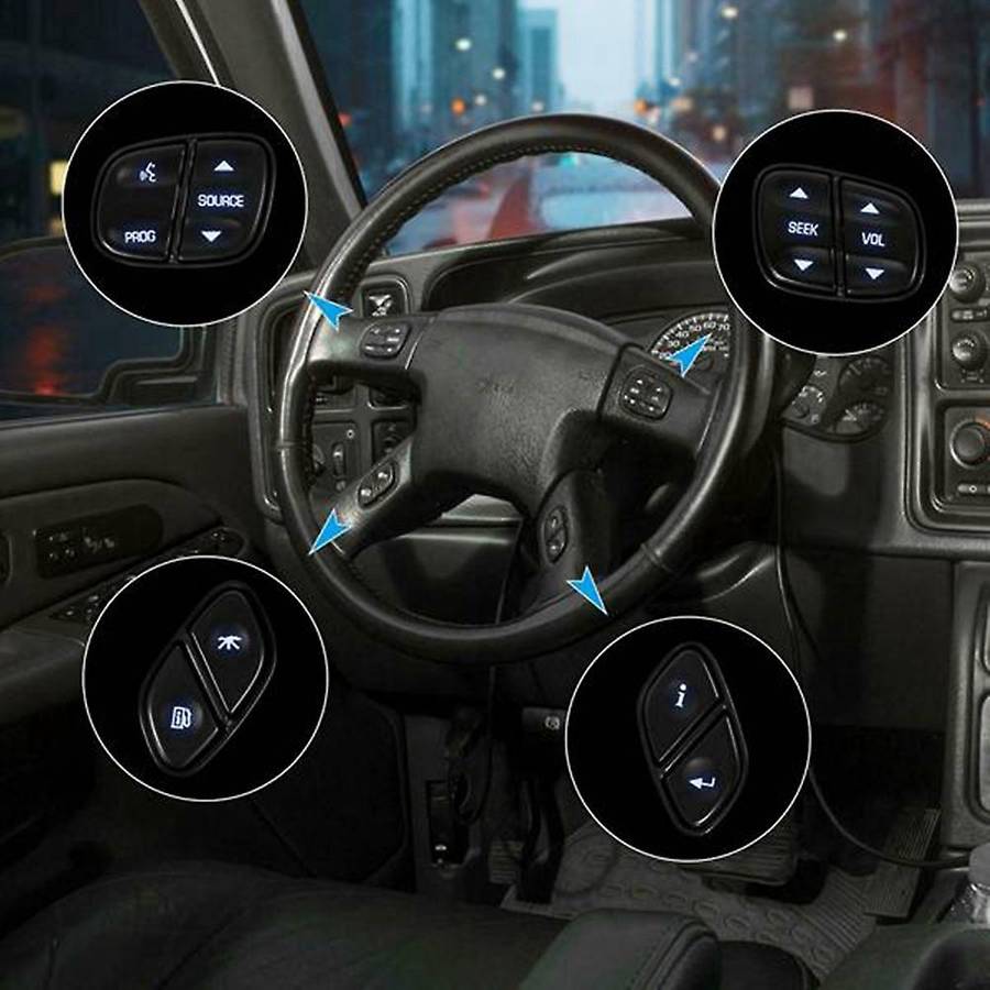 Led Light Steering Wheel Radio Source Switch 1999442 for H2