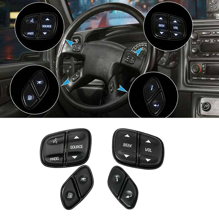 Led Light Steering Wheel Radio Source Switch 1999442 for H2