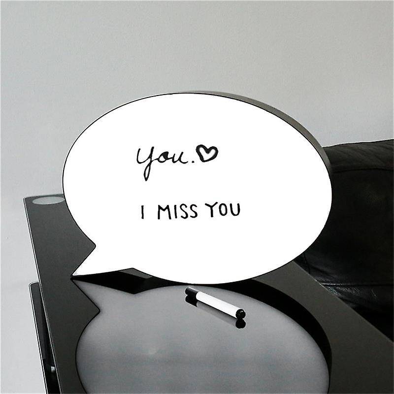 Led Message Handwriting Letter Light Box Speech Bubble Shape Writing Board Add 1 Pen for Birthday P
