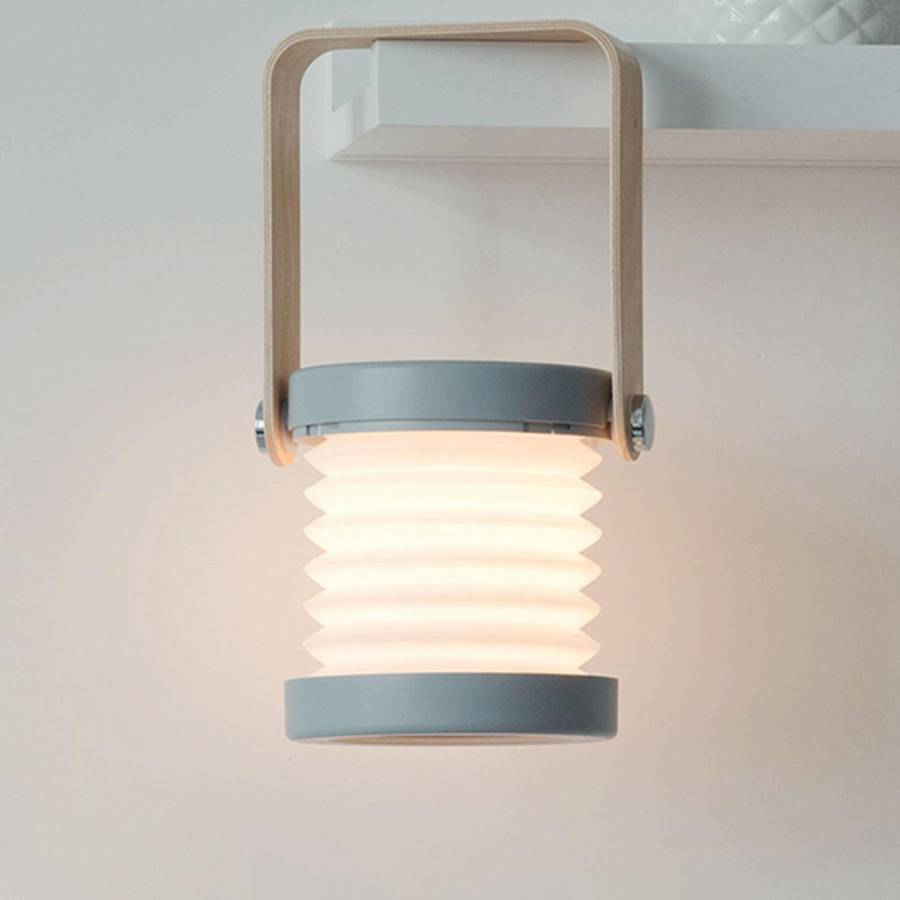 LED Night Light Foldable Table Lamp USB Rechargeable Portable Dimmable Light for Indoor Lighting Out