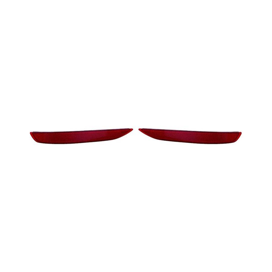 Left Rear Bumper Reflector Light Red Lens for 2018 2019 2020 Taillight Brake Lamp Parking Reflector