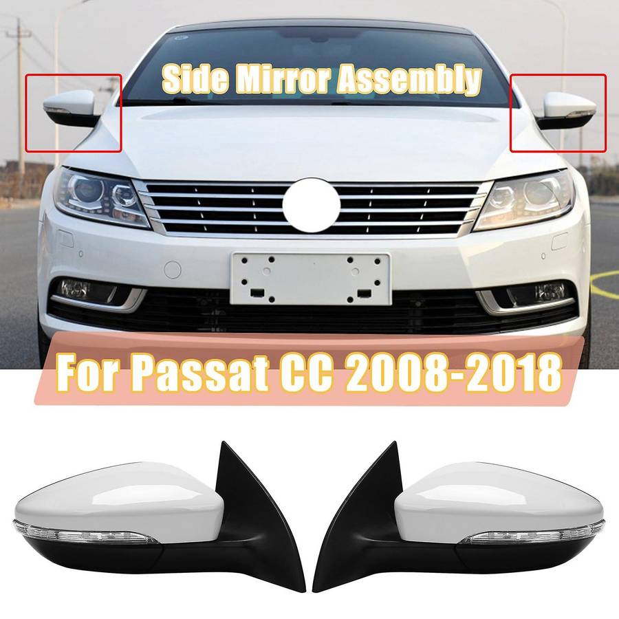 Left Side Rear View Mirror Assembly Power Heated Folding Memory Turn Signal 13 Wires for CC 2008-201