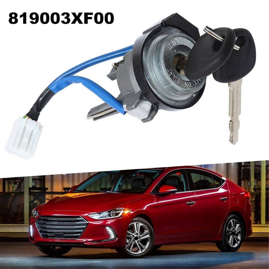 Lgnition Lock Cylinder Switch W/2 Keys 819003xf00 81900-3xf00 Compatible with for 2011 - 2016