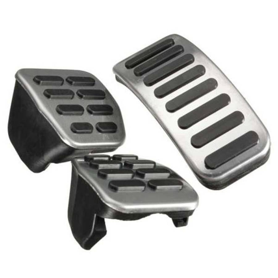 LHD Car MT Gas Fuel Brake Foot Footrest Pedal Cover for Golf 4 R32