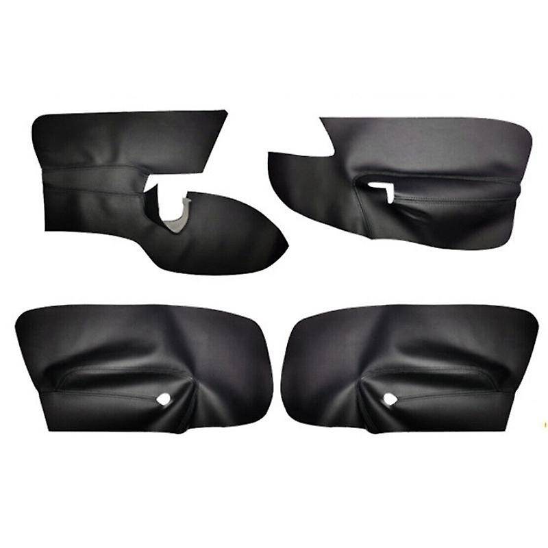 LHD Door Panel Cover for - Golf 5 MK5 2006-2011 Car Door Armrest Panel Cover Sticker Trim Black with