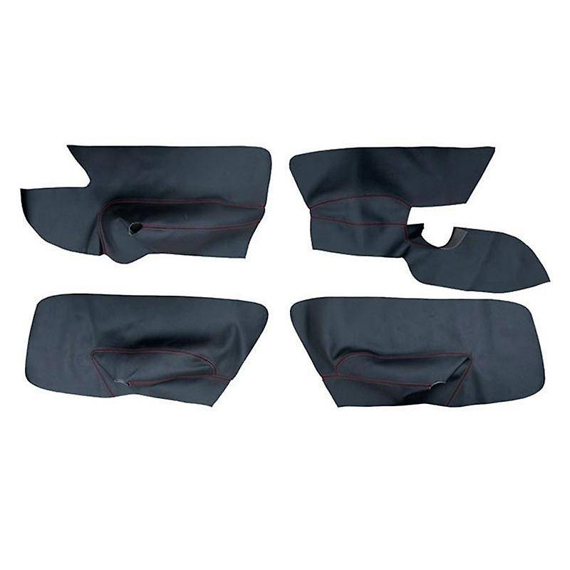 LHD Door Panel Cover for - Golf 5 MK5 2006-2011 Car Door Armrest Panel Cover Sticker Trim Black with