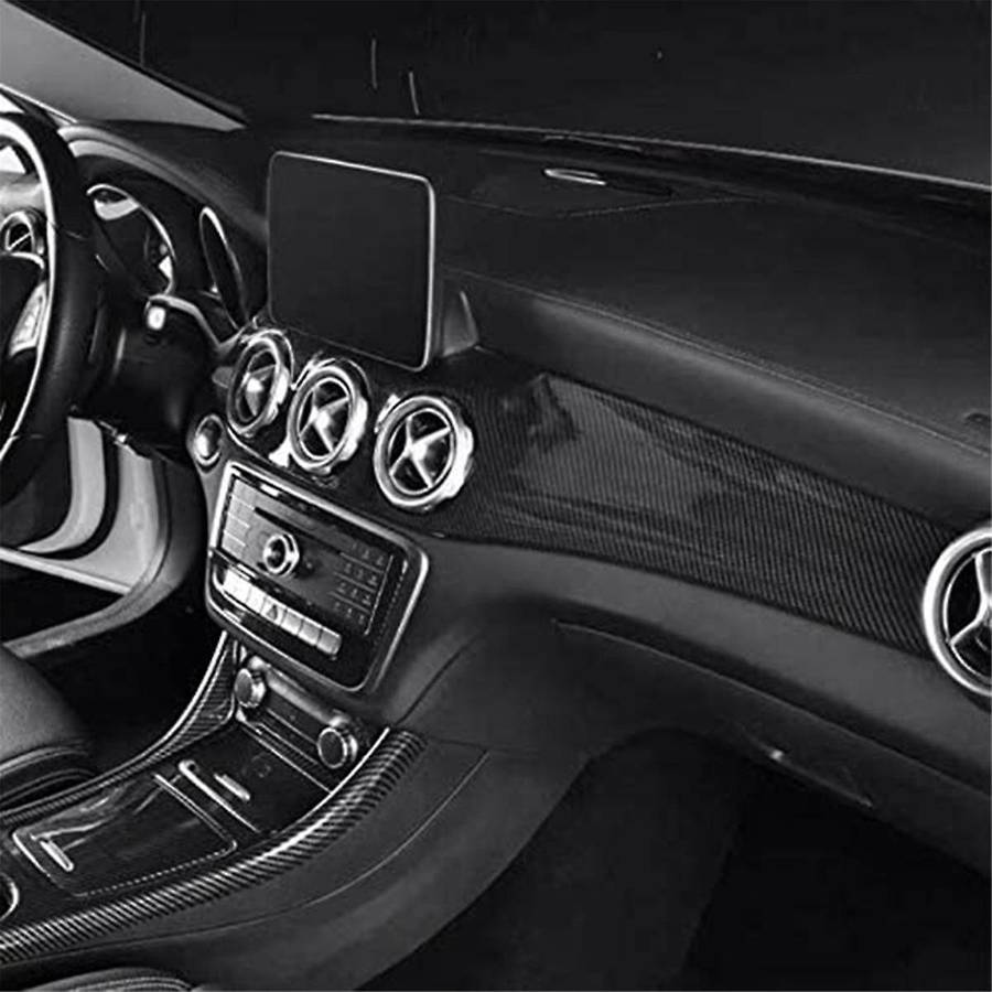 LHD Dashboard Central AC Outlet Panel Trim Strip Cover for W176 CLA C117 GLA X156 2013-2018, B