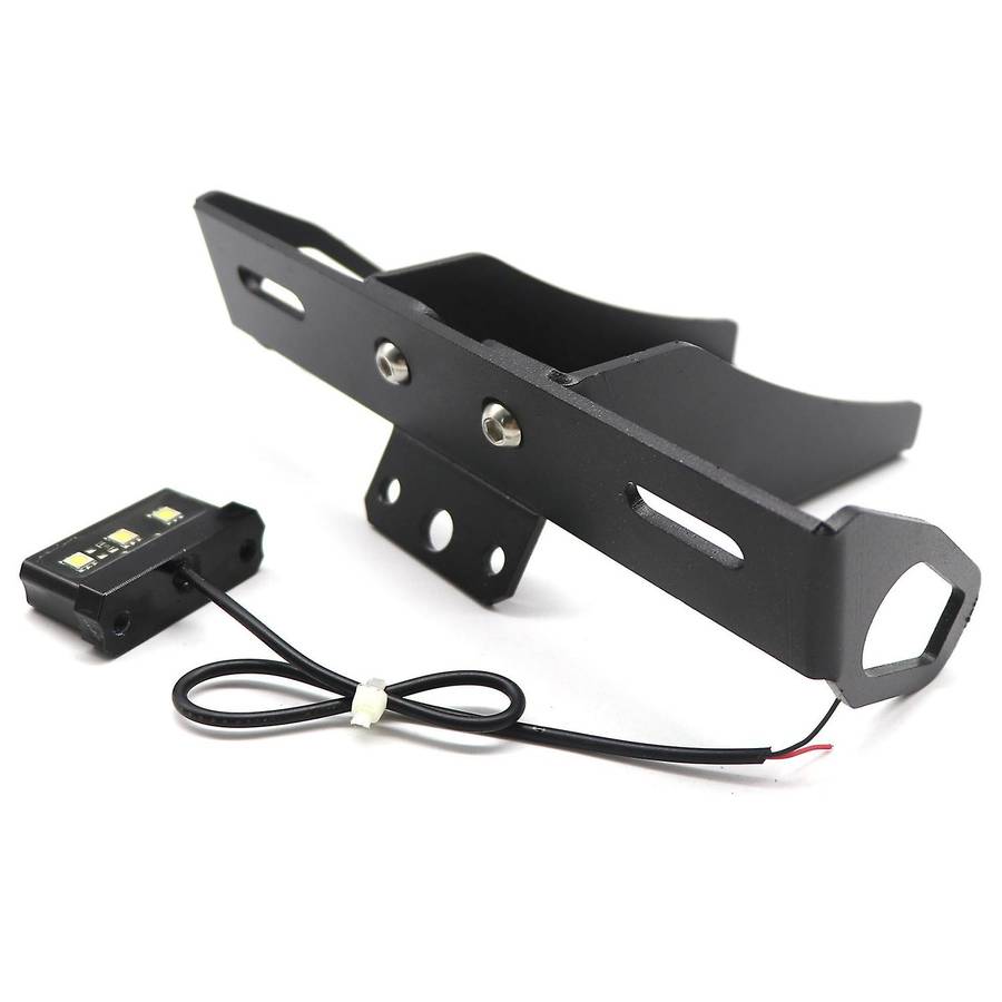 License Plate Frame Holder with Light for NINJA -6R 636 2009-18 -10R 2008-10 Bracket Support