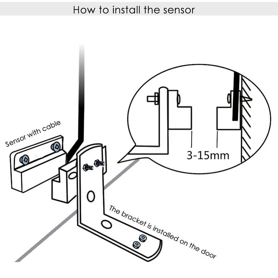 Lntelligent Garage Door Controller WiFi Garage Door Opener Lntelligent Life/Tuya APP Remote with Hom