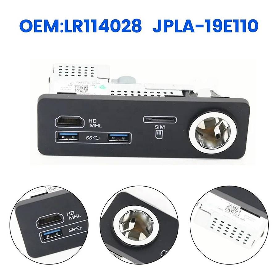 LR114028 Car Audio System Interface Socket for V L462 2017 JPLA-19E110 C2D57634 C2D51466 LR087366